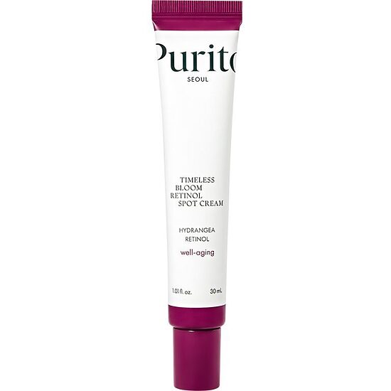 Pretnovecošanās krēms ar 0,1% retinola grumbu mazināšanai PURITO SEOUL Timeless Bloom Retinol Spot Cream